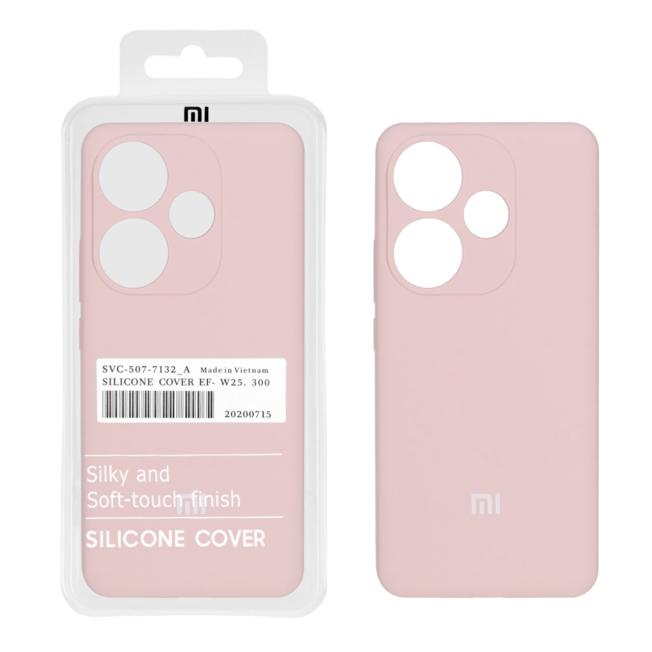 قاب سیلیکونی پاک کنی اورجینال درجه یک Xiaomi Poco F6 5G - کالباسی (پک دار)